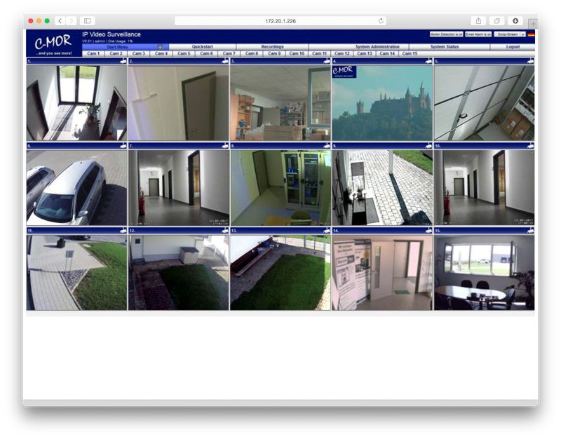 open source video surveillance software for mac